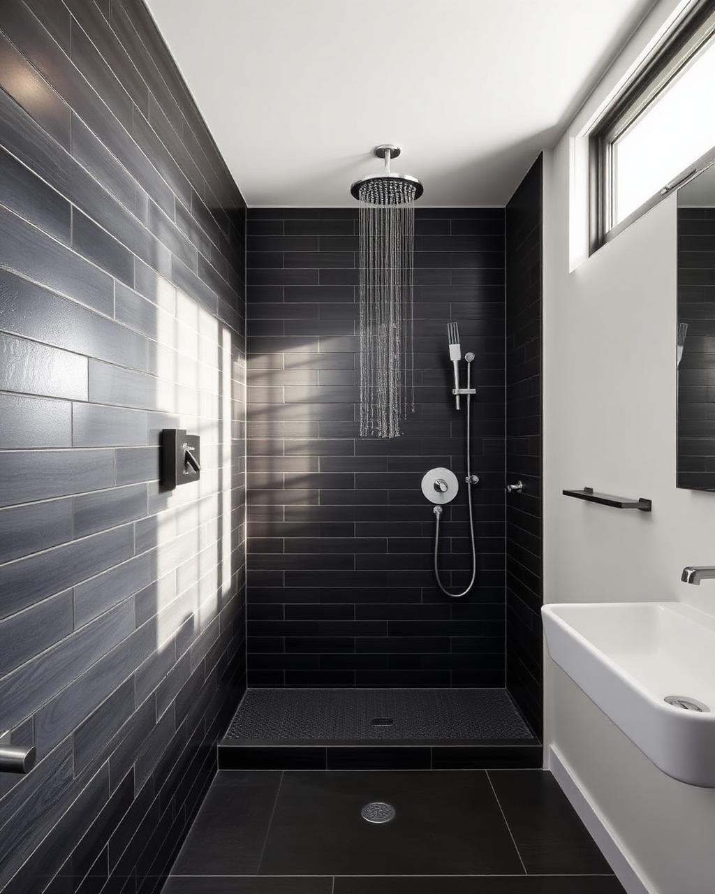 Strakke moderne badkamer afgewerkt door MHA Installaties